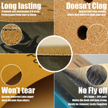 Load image into Gallery viewer, 6 inch 6 hole Velcro Sanding Discs Paper Gold Line 50pcs Pack Grit60-400