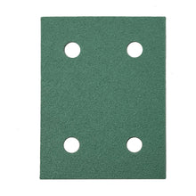 Cargar imagen en el visor de la galería, 3&quot; x 4&quot;  4 hole Velcro Sanding Sheets Film Green Line
