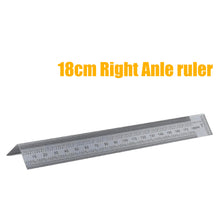 Cargar imagen en el visor de la galería, Buy any abrasives + $3.99 Get 18CM Right Angle Precision Stainless Steel Marking Ruler
