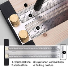Lade das Bild in den Galerie-Viewer, Buy any abrasives + $4.99 Get 20CM T-type Precision Stainless Steel Marking Ruler
