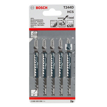 Load image into Gallery viewer, Buy any abrasives + $3.99 Get T244D 4-Inch 6TPI Speed for Wood Jig Saw Blades, 5 Piece (Pack of 1)  Original SWISS MADE
