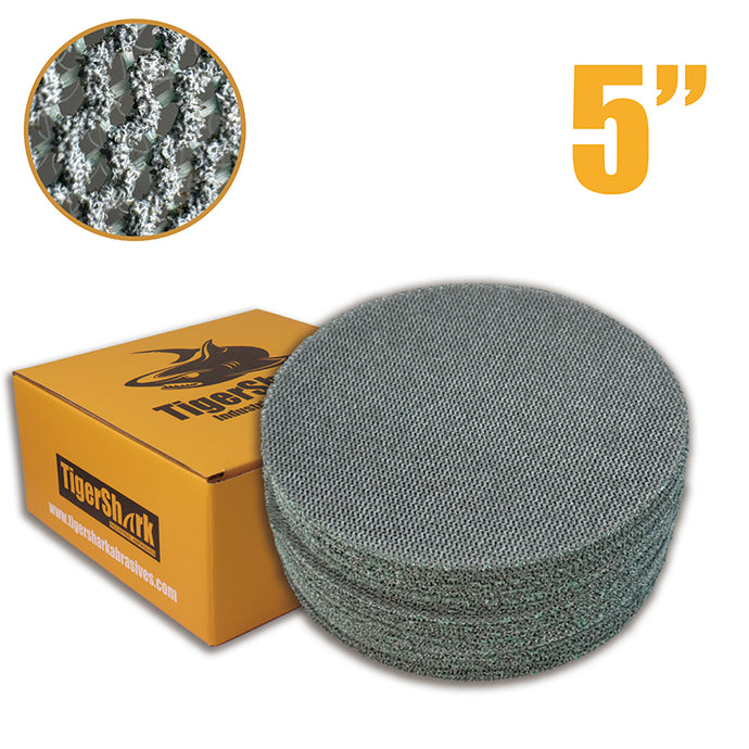 5 inch Premium Mesh/Net Dust Free Velcro Sanding Discs