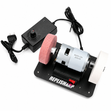 Load image into Gallery viewer, REPLISHARP RS70 Bench Grinder, Sharpening Machine,  For Knife Sharpening, Polishing, Edge Refining. 30W/12V, 0-1000RPM Variable Speed Control
